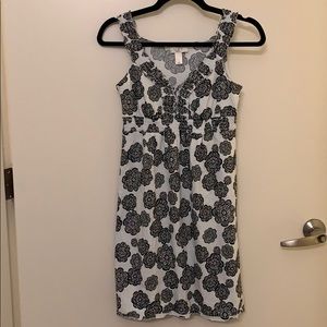 Ann Taylor Loft black and white dress